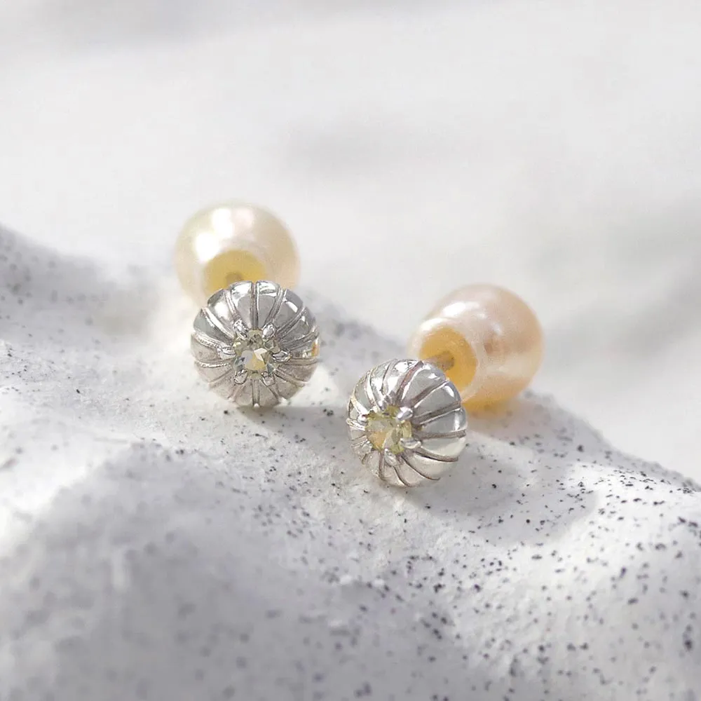 925 Silver Lemon Quartz Earrings