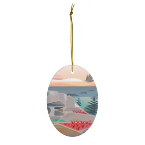 Acadia National Park, Cadillac Mountain Ceramic Ornament