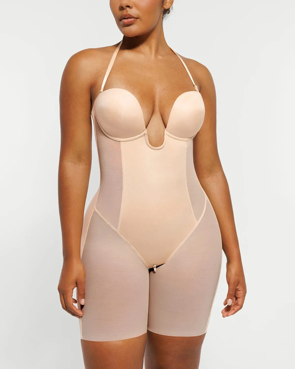 AirSlim® Deep Plunge Butt-Lifting Shaping Bodysuit