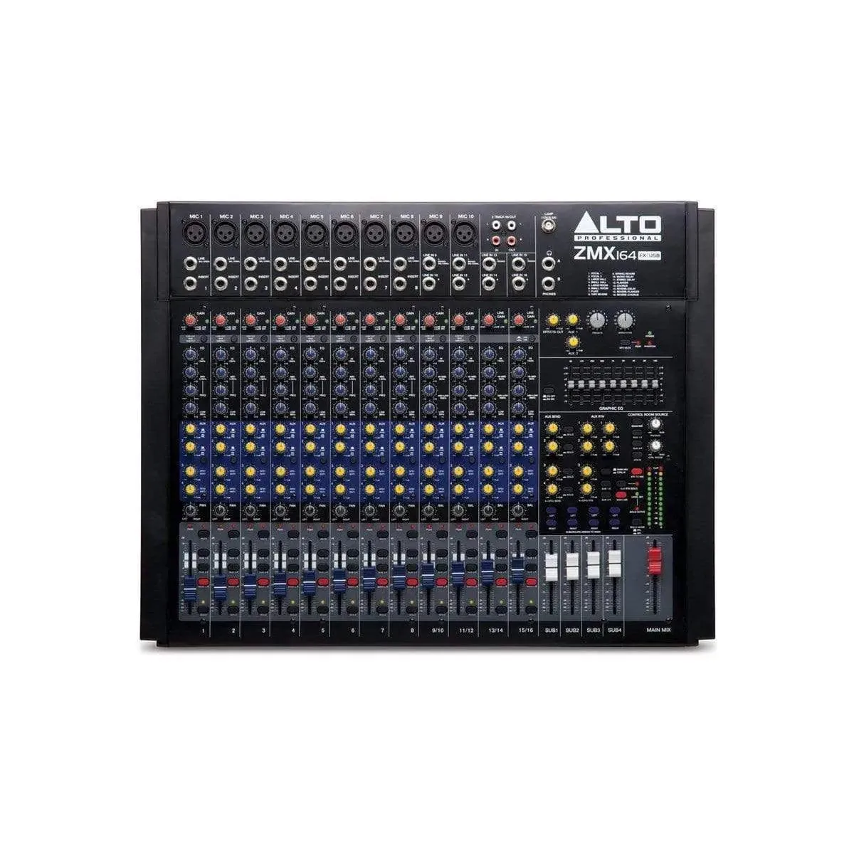 Alto Professional ZMX-164-USB 16-Channel Mixer w/ FX & USB Interface