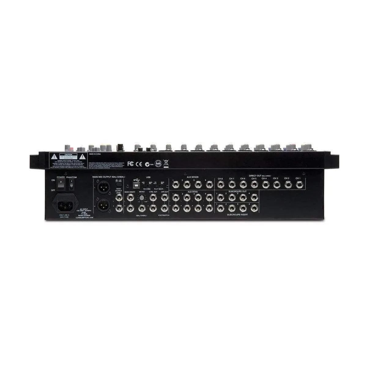 Alto Professional ZMX-164-USB 16-Channel Mixer w/ FX & USB Interface