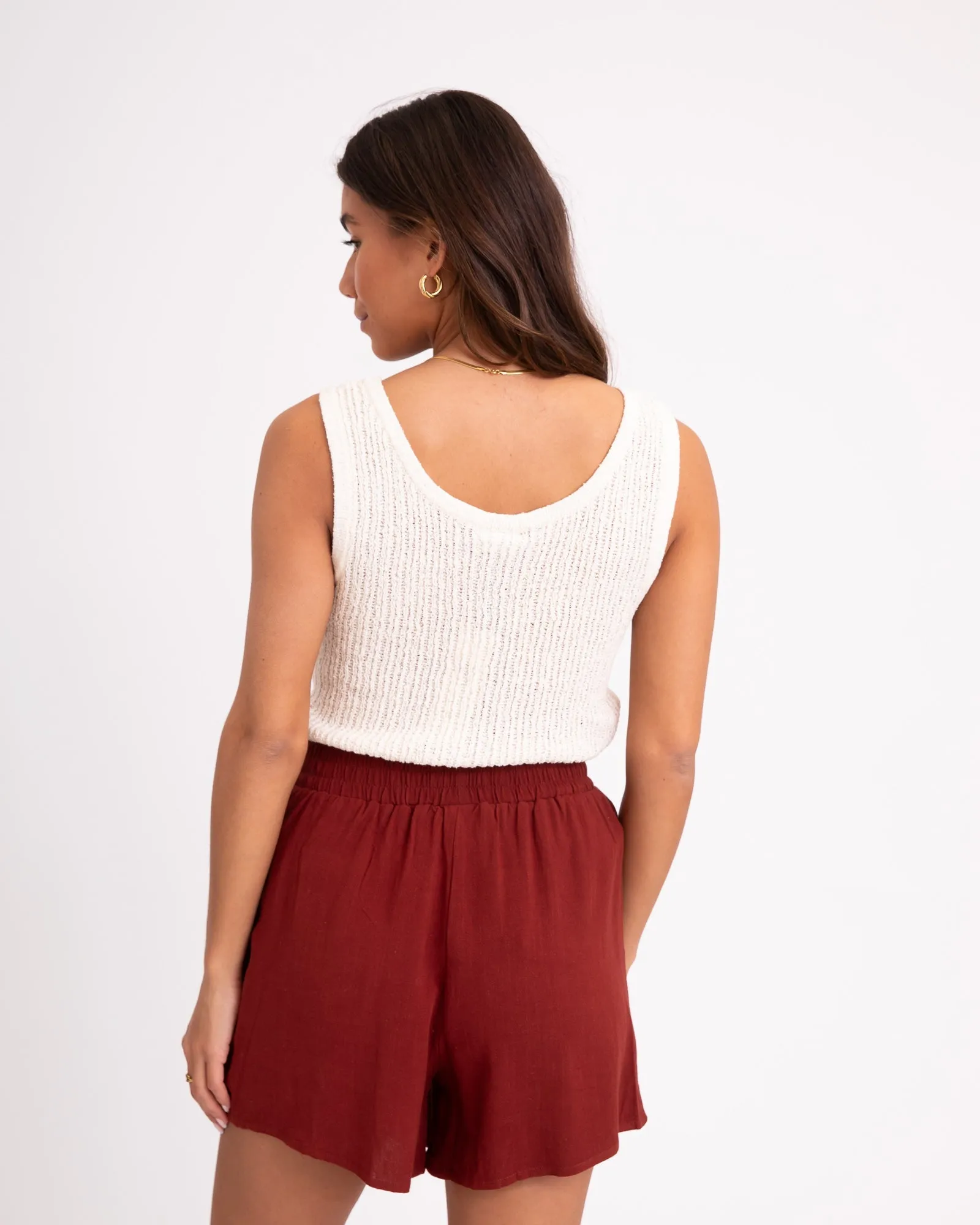 Ayla Knit Top Eggnog