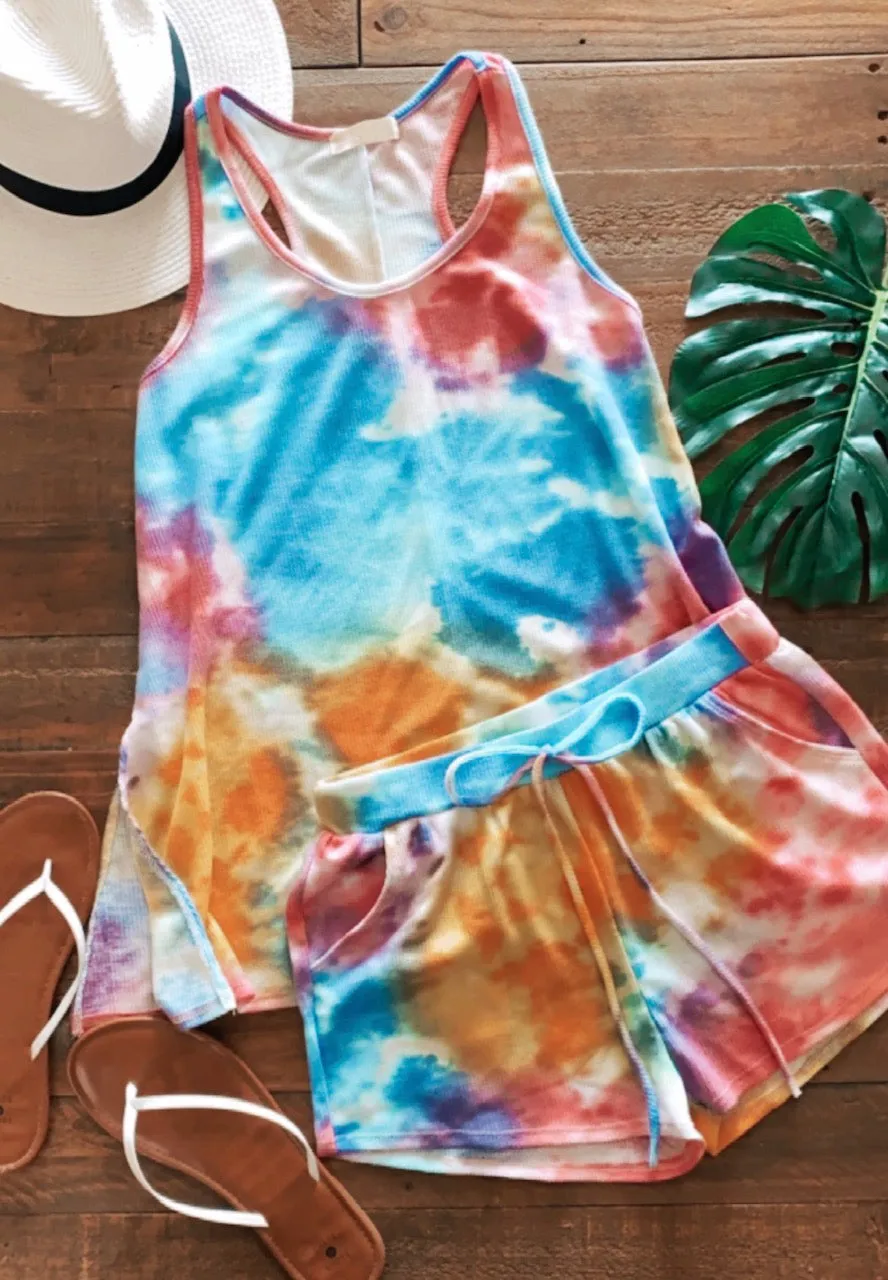 BAILEY TIE DYE SHORTS