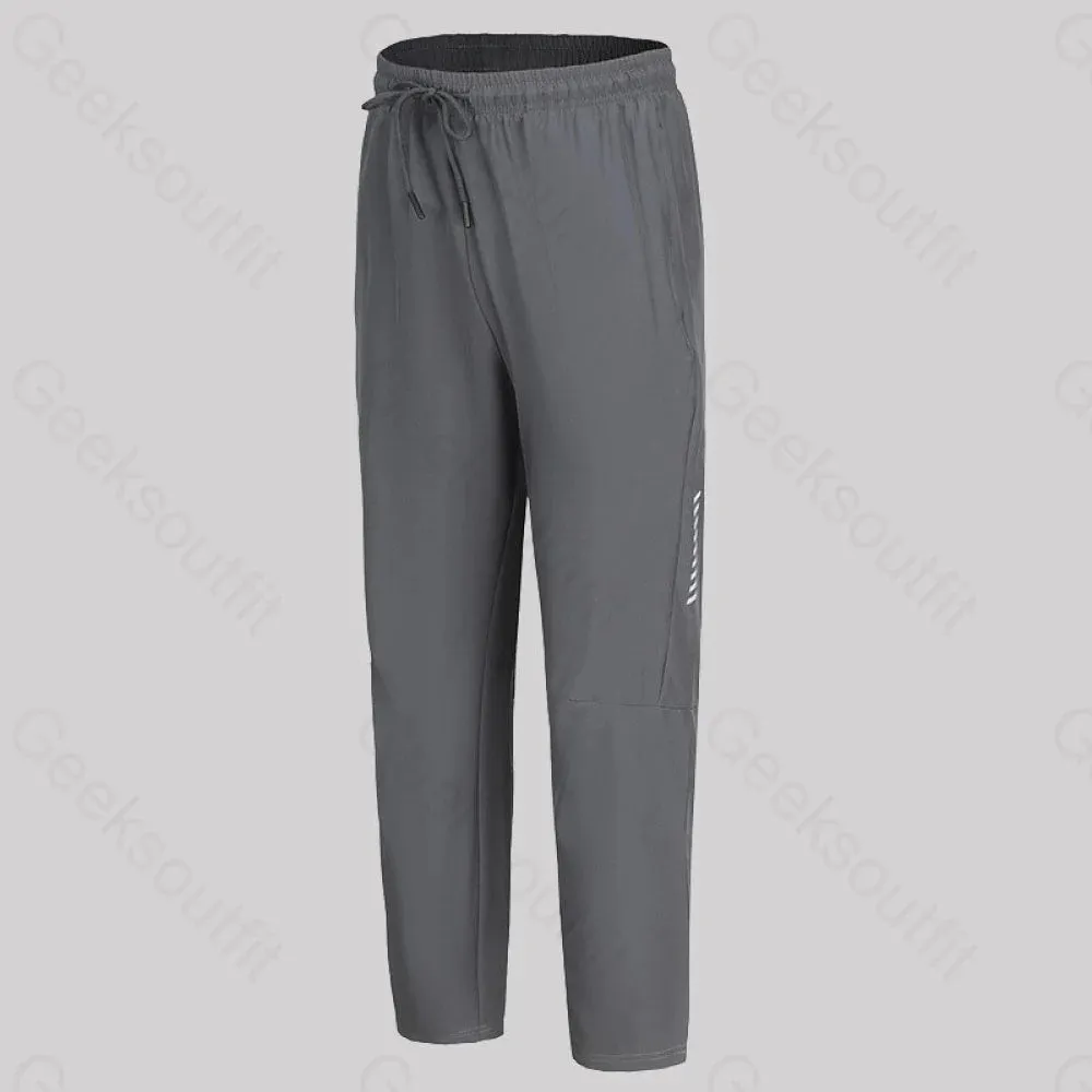 Basic Ultra-Thin Breathable Straight Geek Trousers