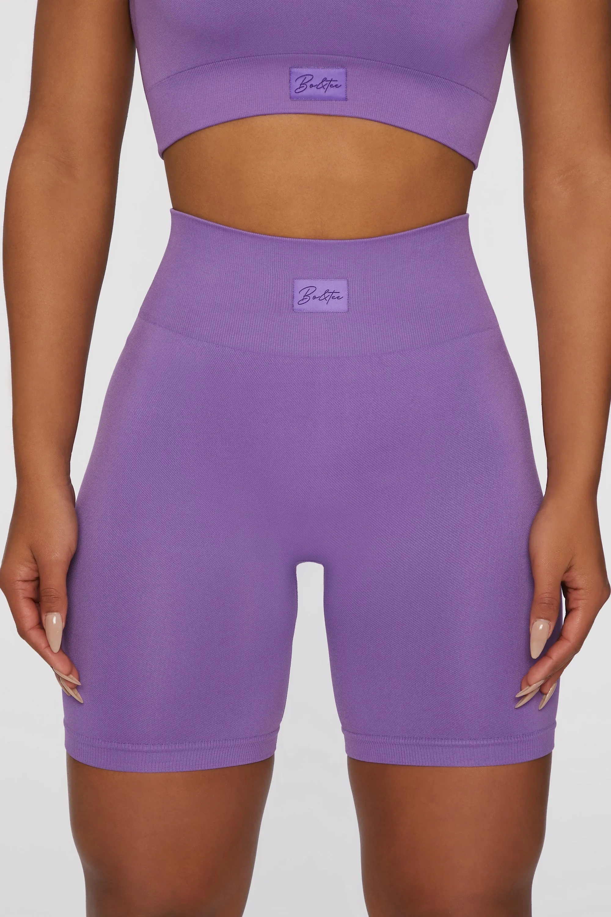 Biker Shorts in Purple