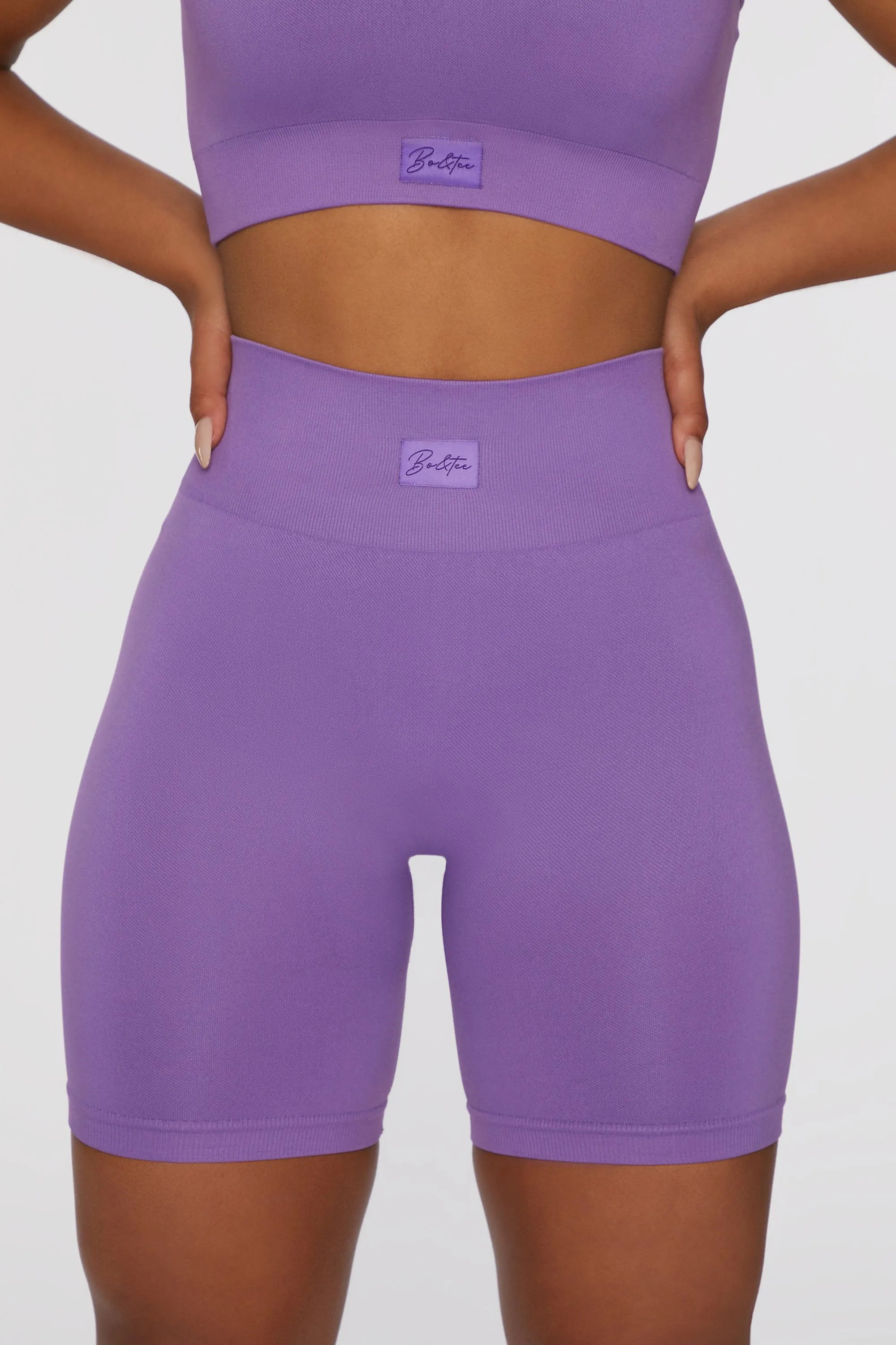 Biker Shorts in Purple