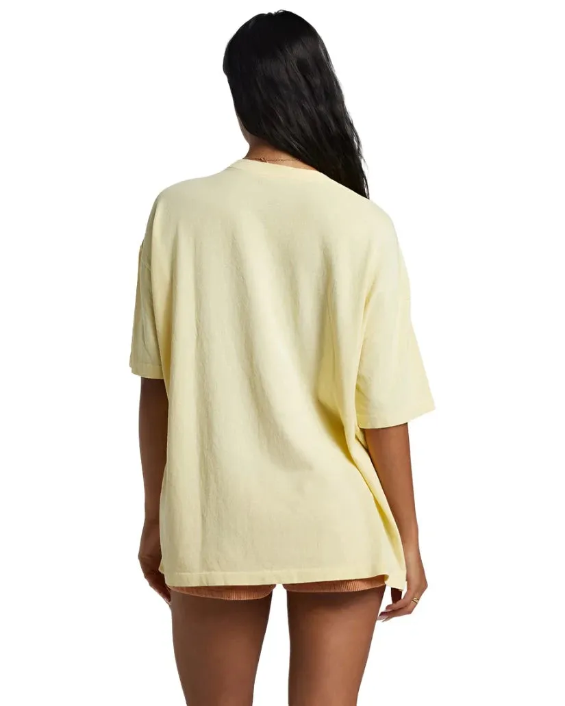 BILLABONG Women's Break Of The Day Oversized T-Shirt Cali Rays