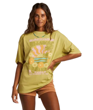 BILLABONG Women's Endless Summer T-Shirt Seaweed