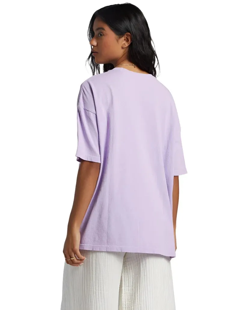 BILLABONG Women's Surf Trip Oversized T-Shirt Tulip