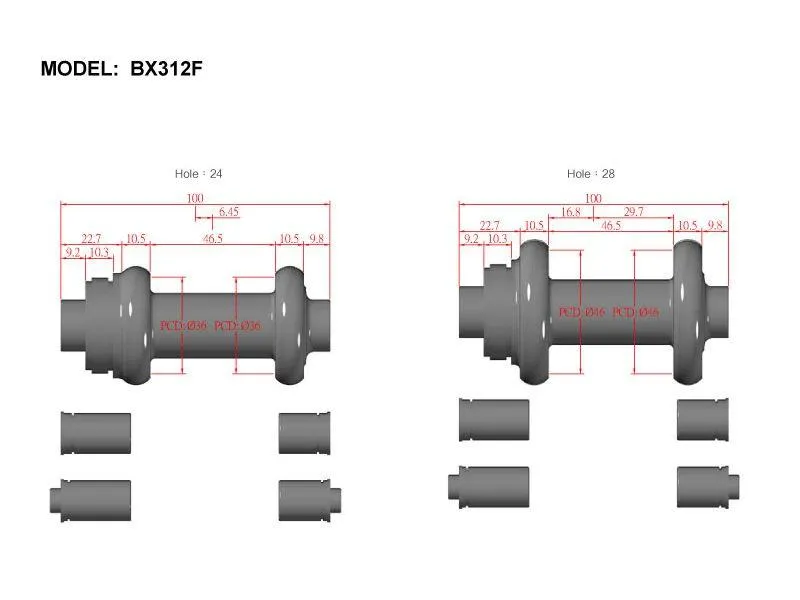 Bitex BX312F Front Hub