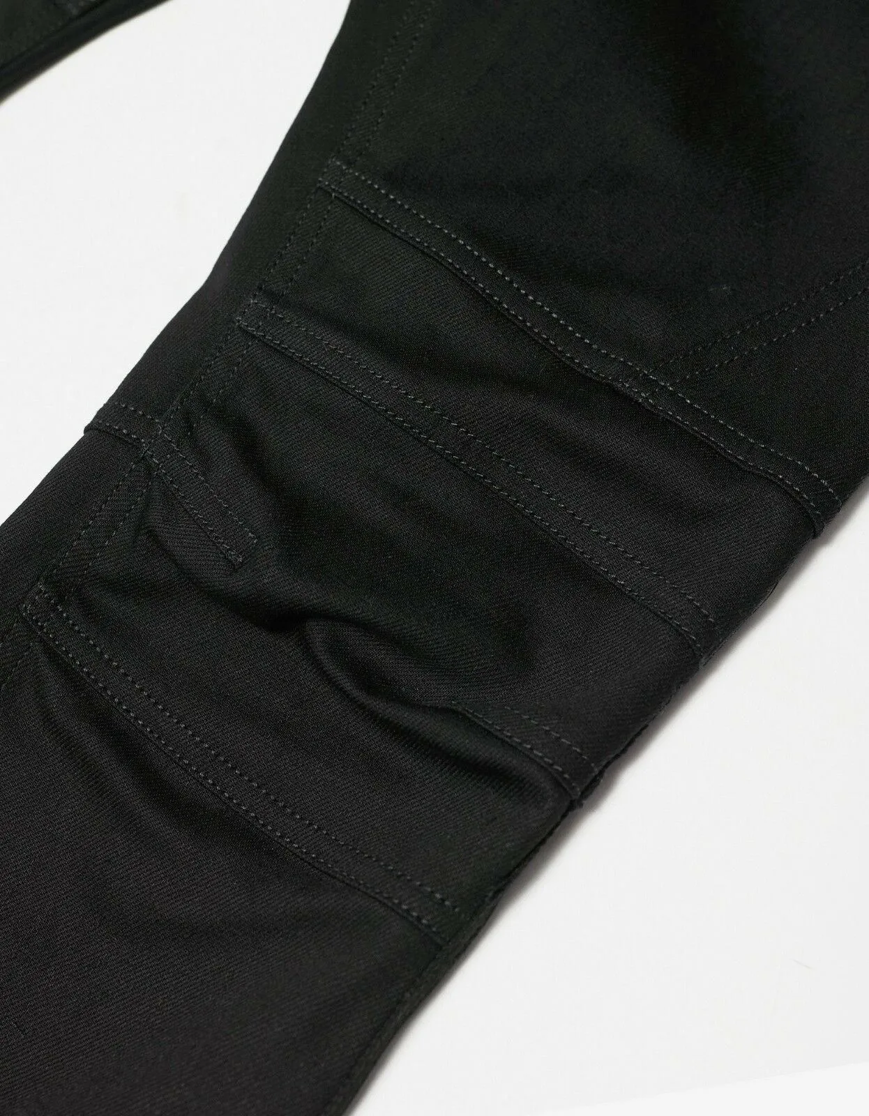 Black Motorcycle Skinny Jeans