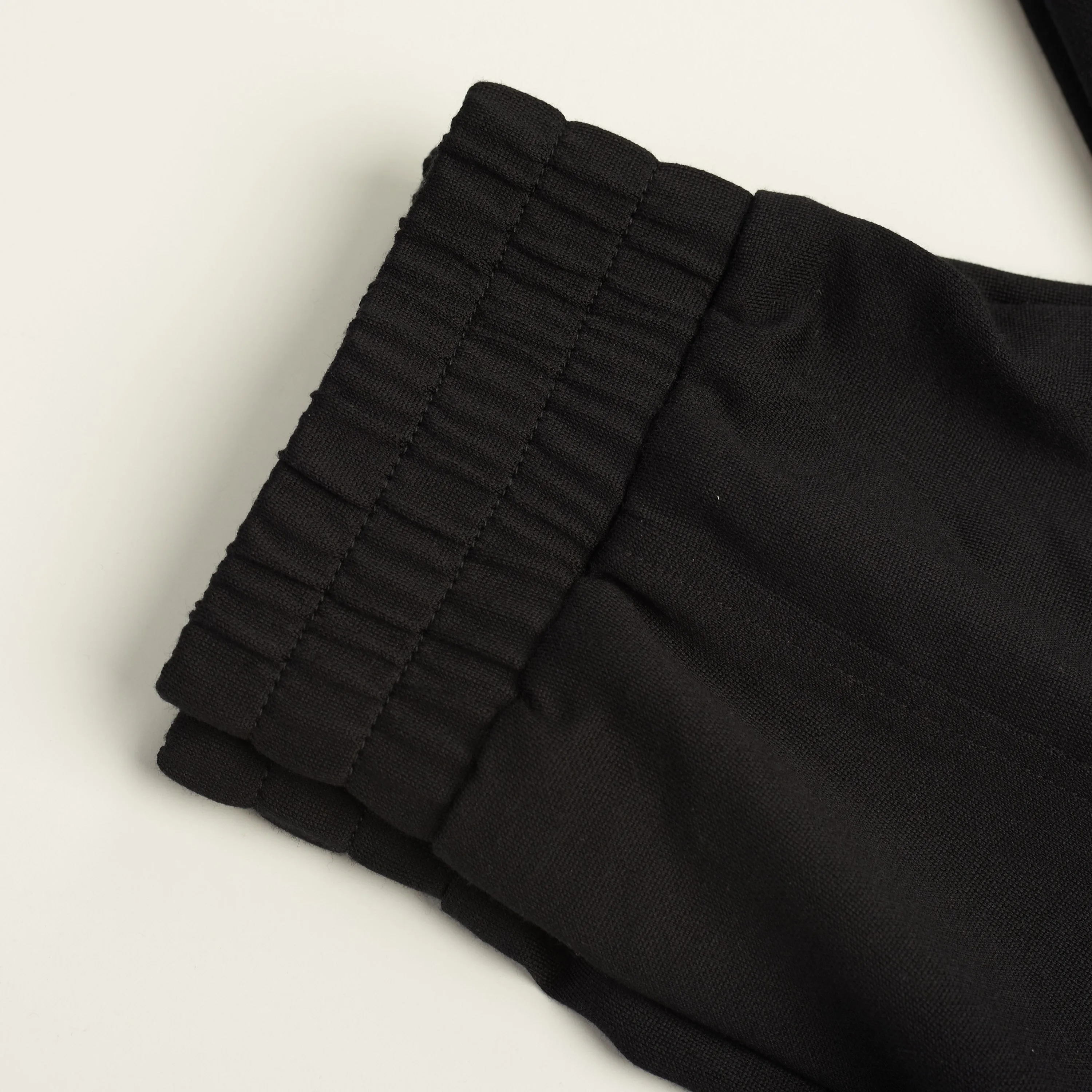 Black Sweatpants - Multipockets, Virgin Wool