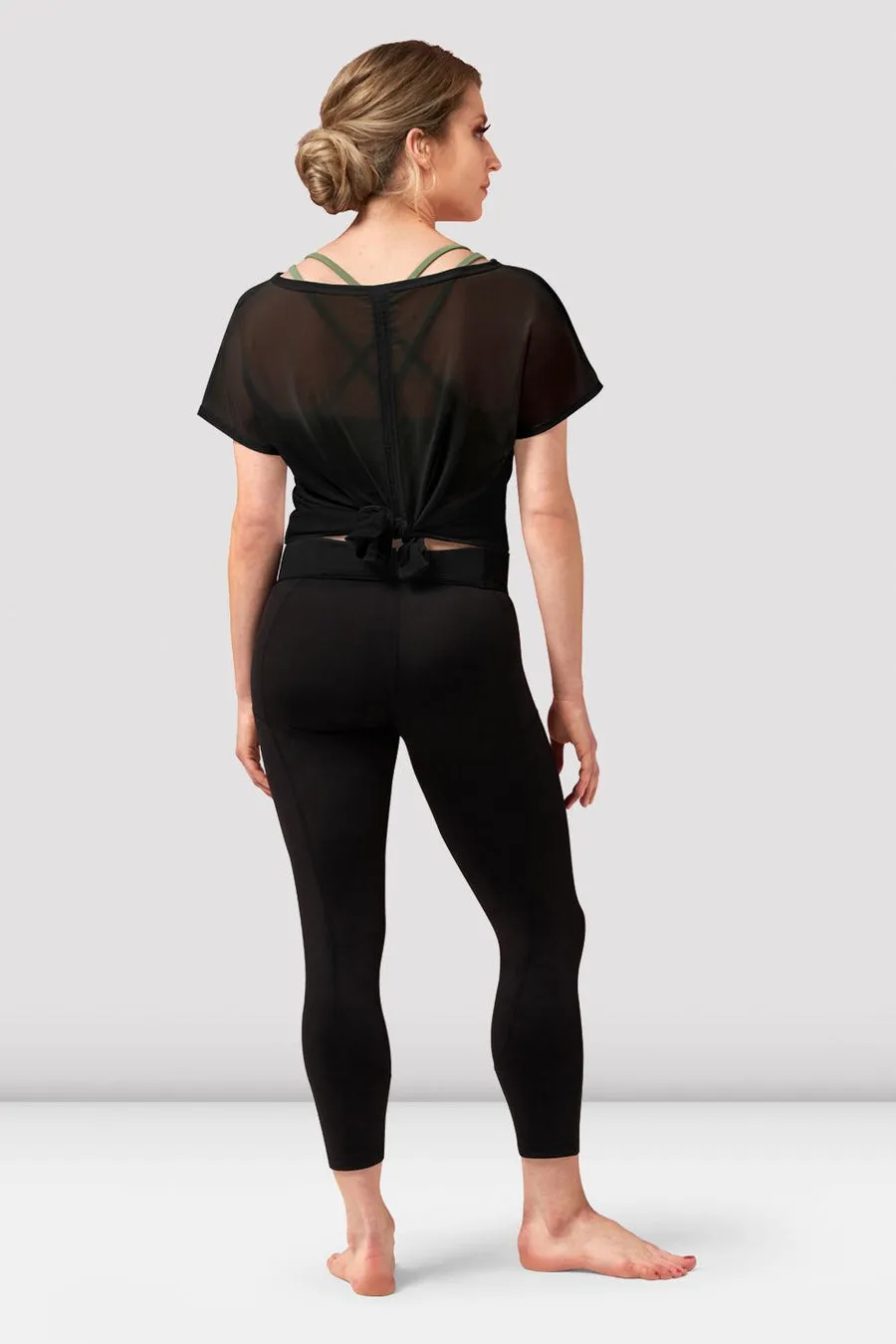 Bloch Adult Mesh Tie Back Top