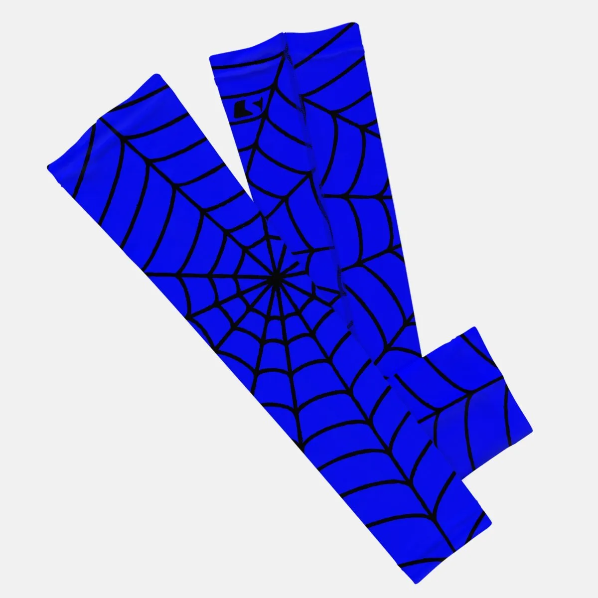 Blue with Black Web Pattern Kids Arm Sleeve