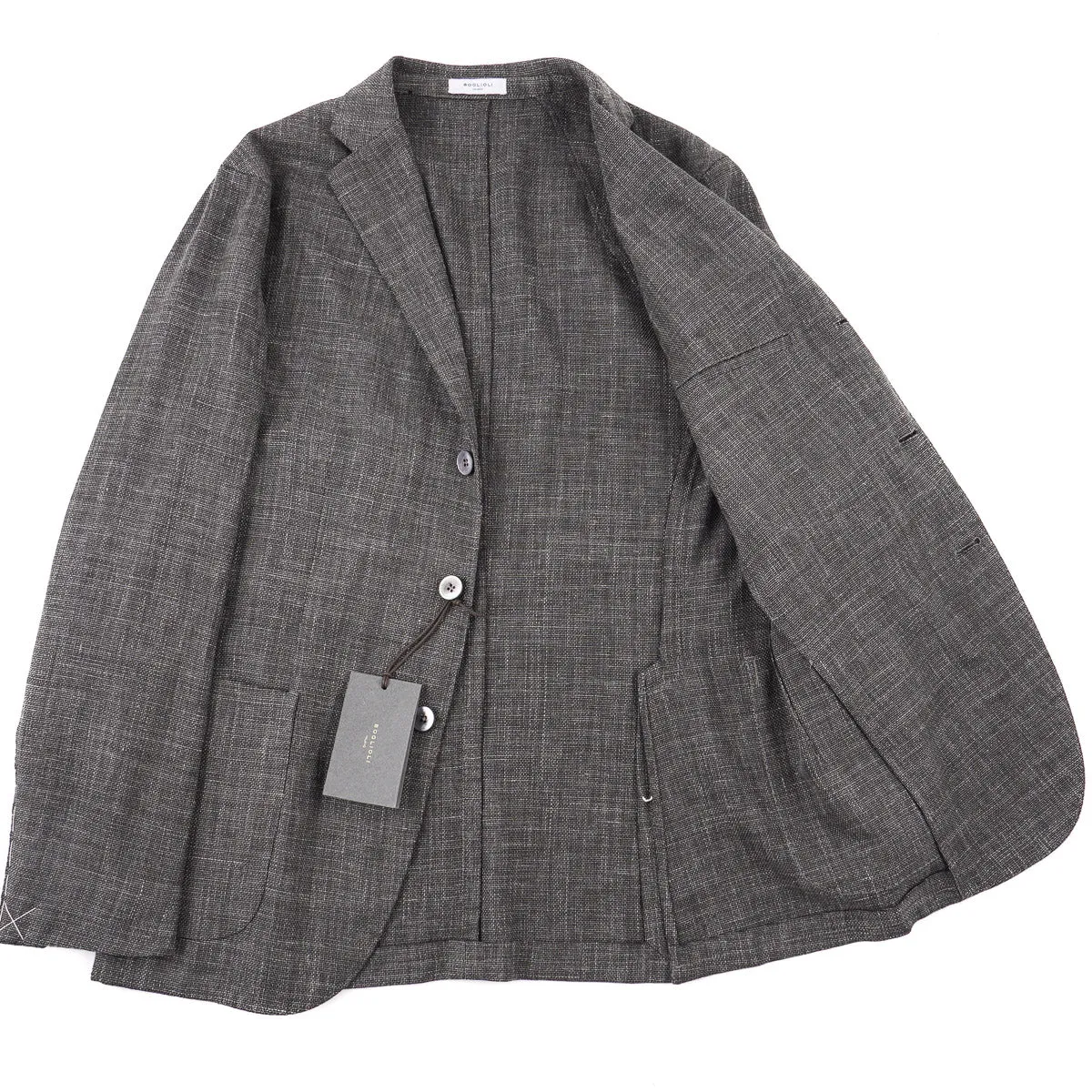 Boglioli Wool-Silk-Linen 'K Jacket' Sport Coat