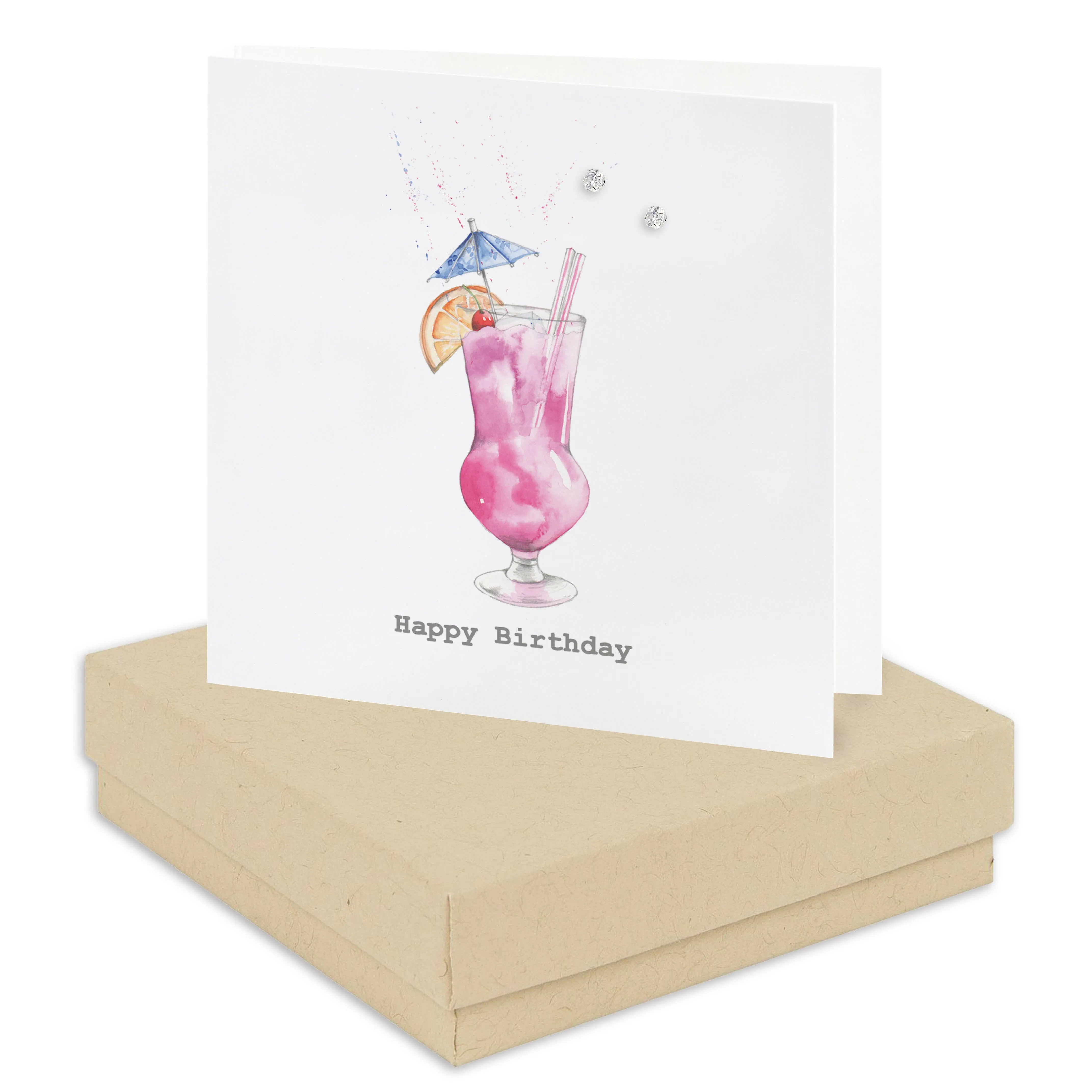 Boxed Cocktail Earring Card