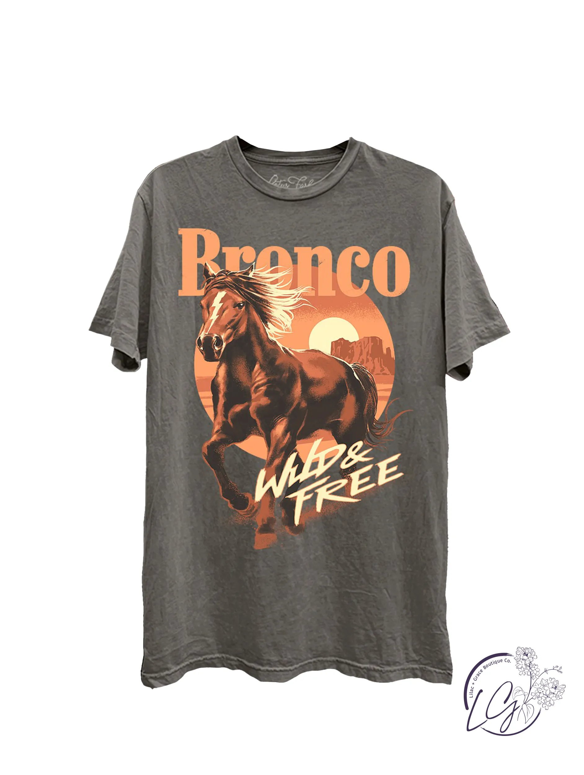 Bronco Wild & Free Graphic Top