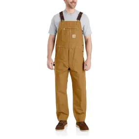 Carhartt Mens Relaxed Fit Duck Bib Overall - Carhartt Brown