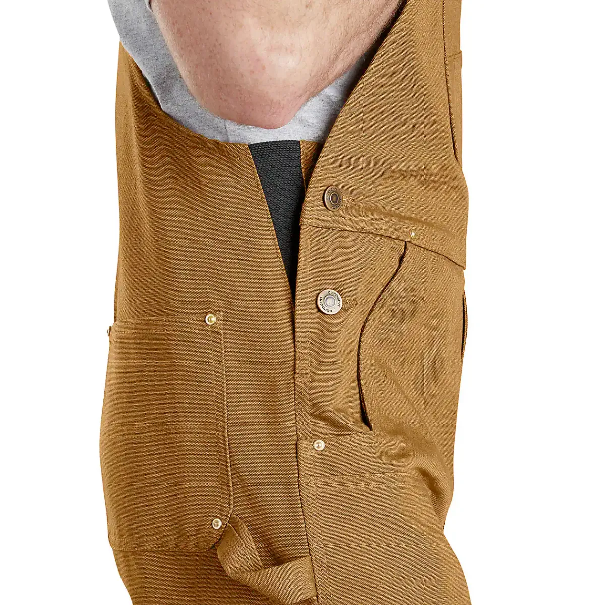 Carhartt Mens Relaxed Fit Duck Bib Overall - Carhartt Brown