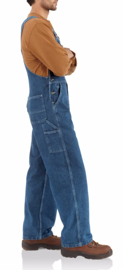 Carhartt Washed Denim Bib Overall Unlined R07