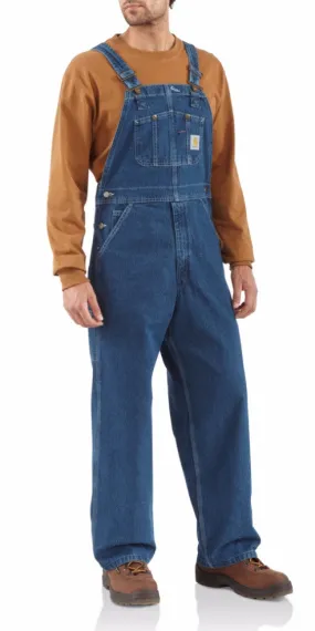 Carhartt Washed Denim Bib Overall Unlined R07