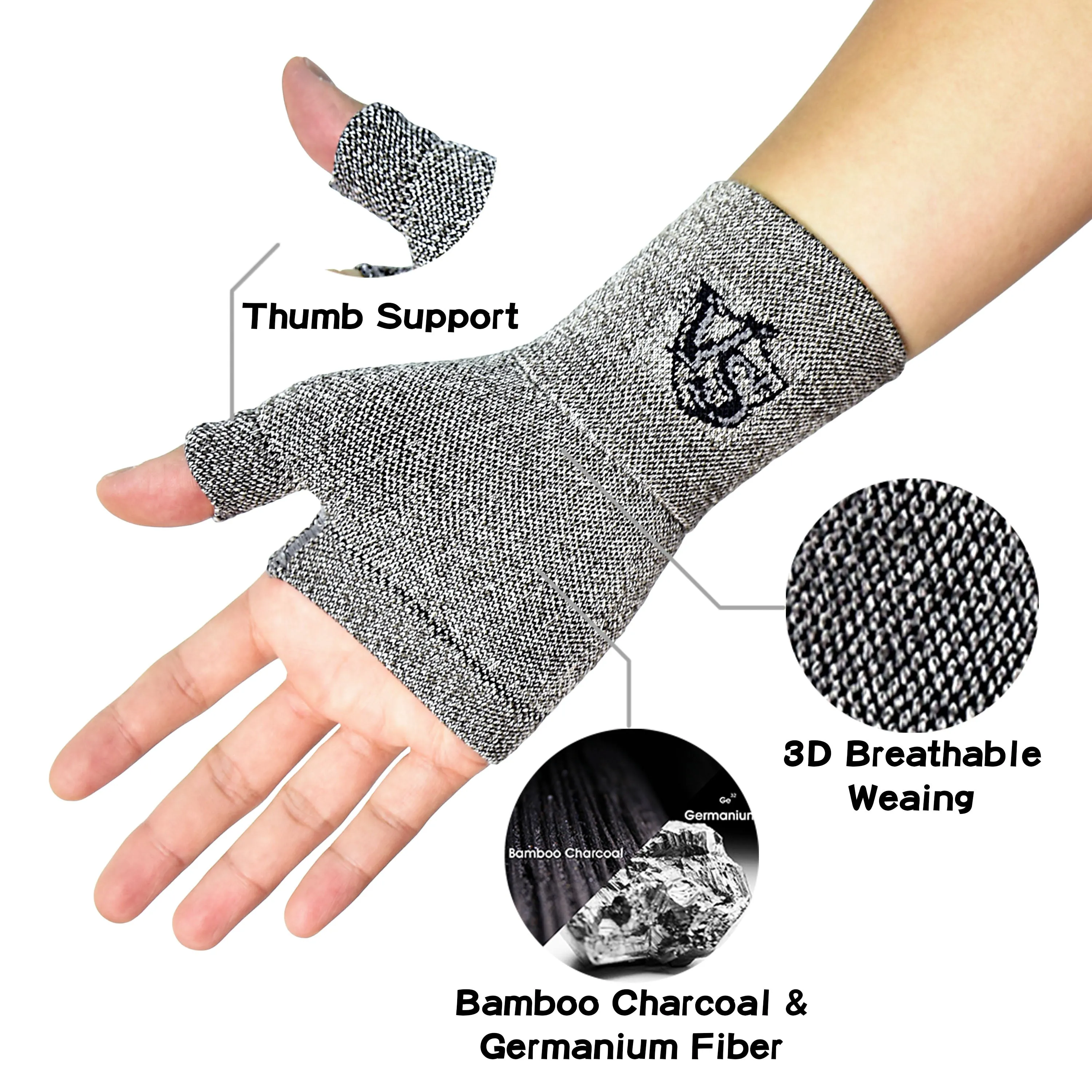 Compression Recovery Wrist and Thumb Sleeve (1PC)