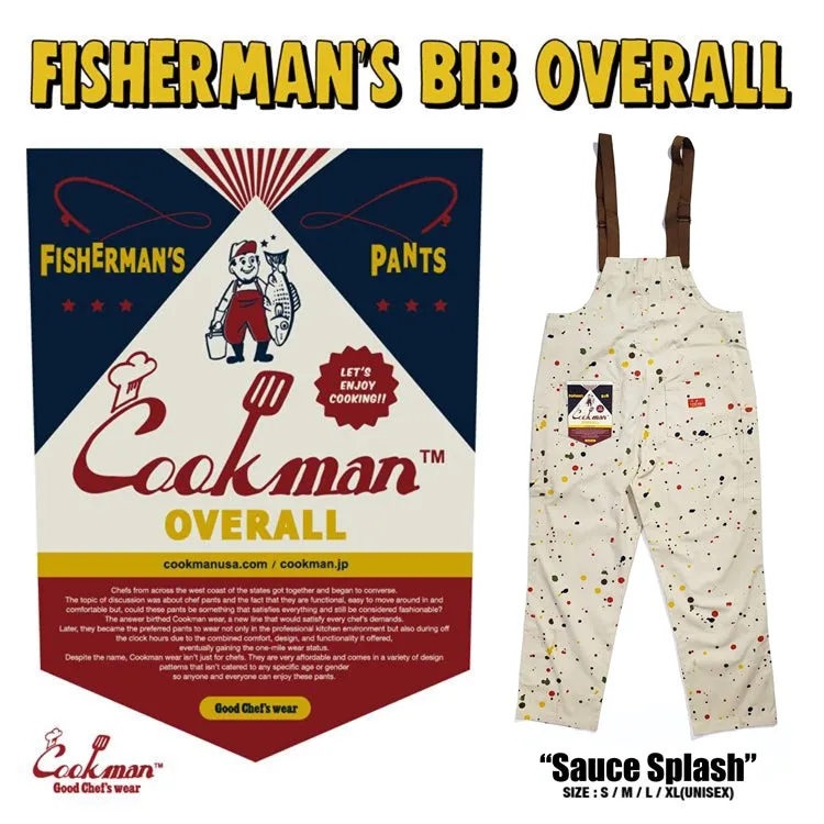 Cookman Fisherman's Bib Overall - Sauce Splash : Beige