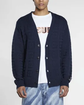 CROSS OUT CARDIGAN NAVY