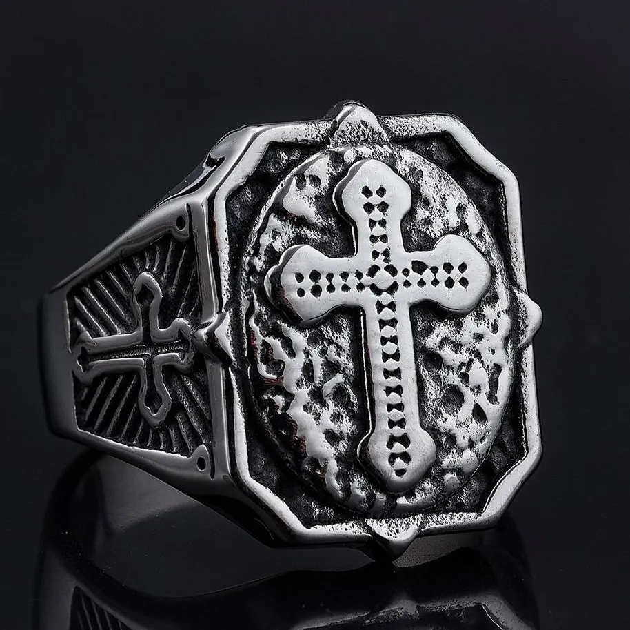 Cross Ring - Guardian- R122