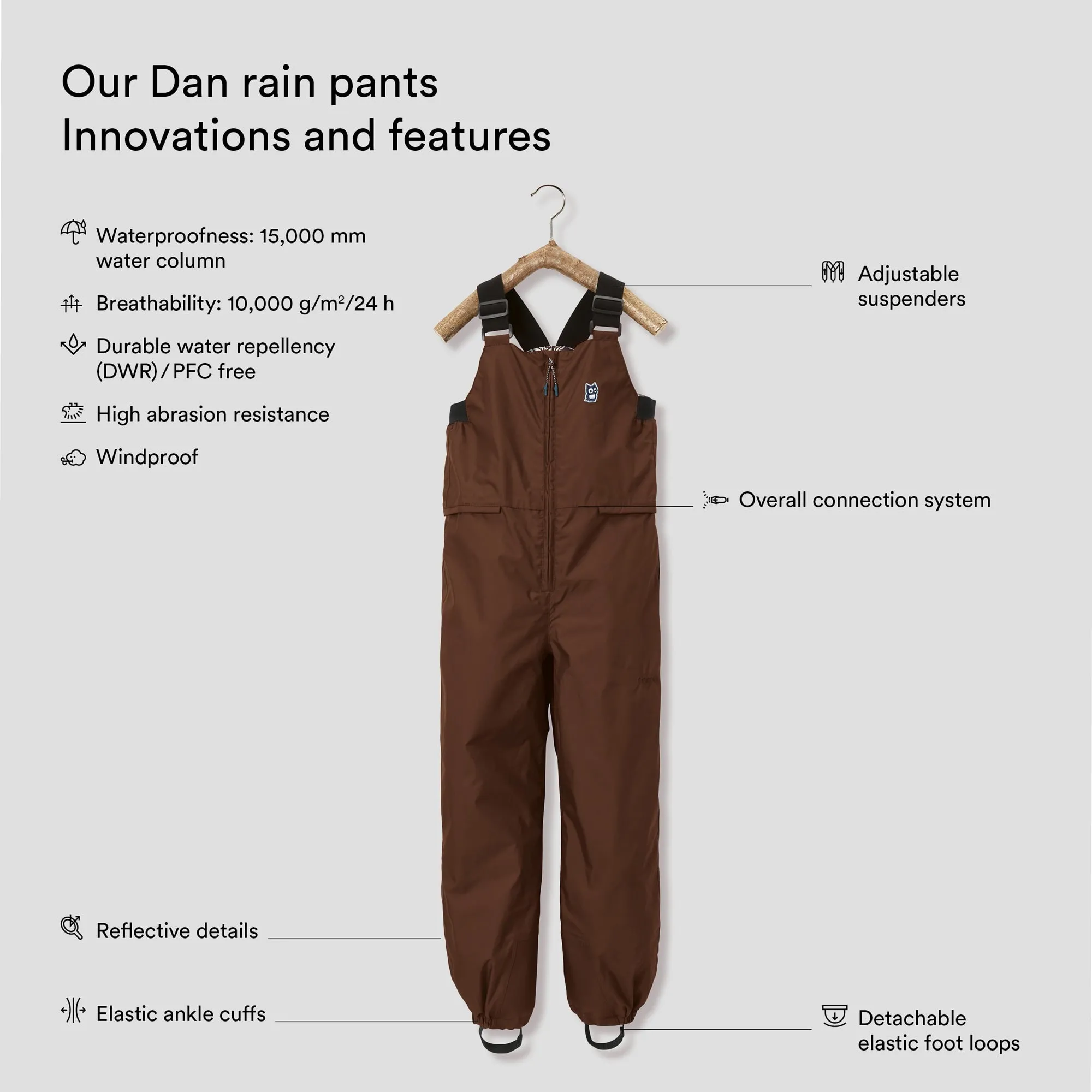 Dan rain pants