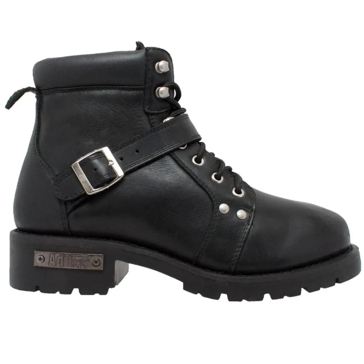 Daniel Smart Black Biker Boots w/ YKK Zipper