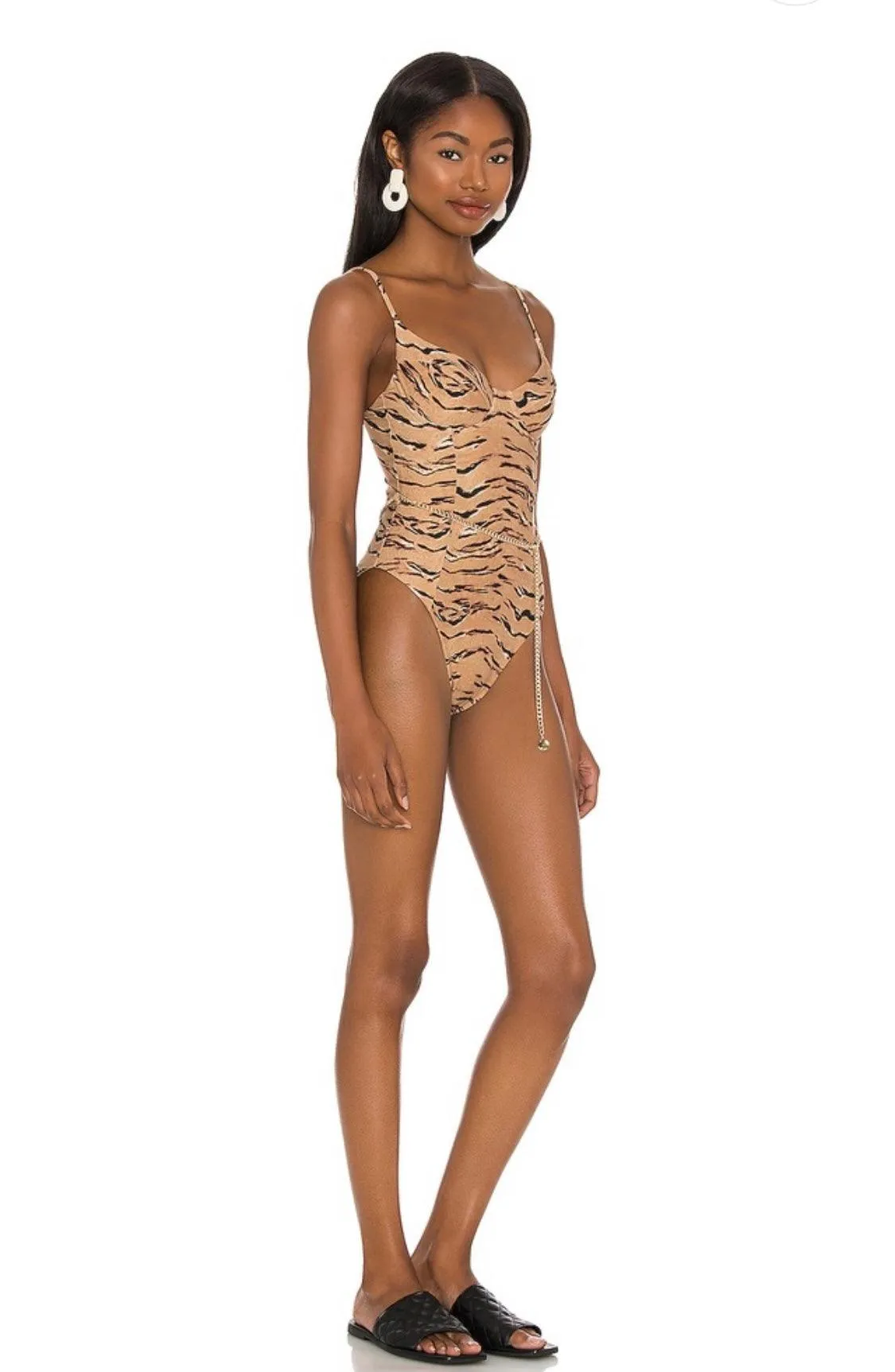 Danielle One Piece in Tan