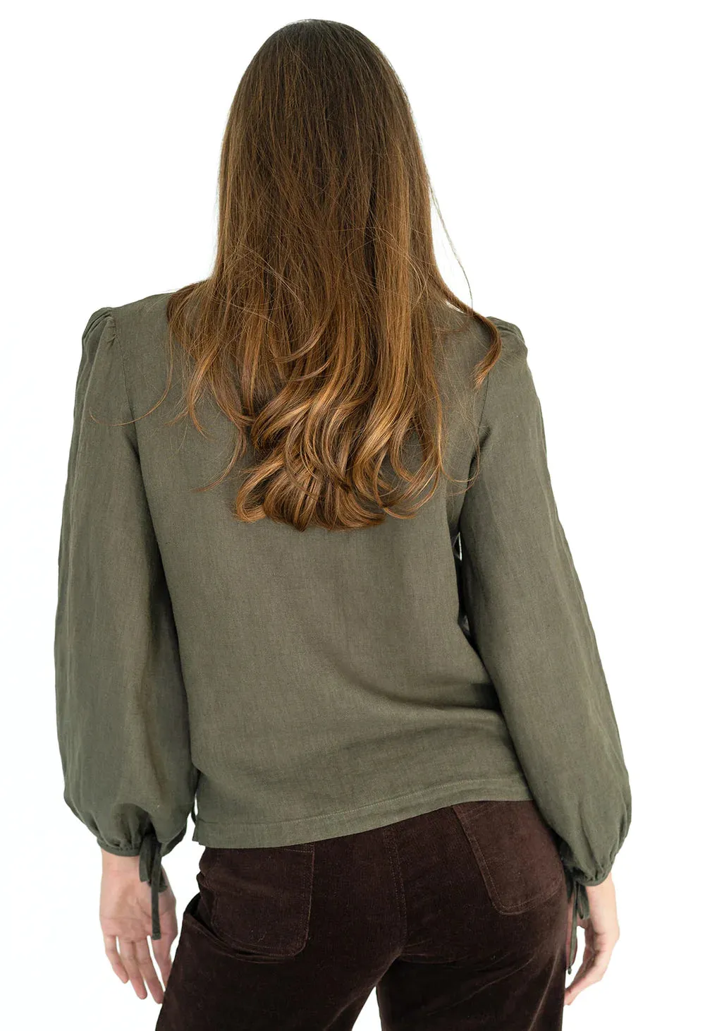 Demi Blouse / Moss