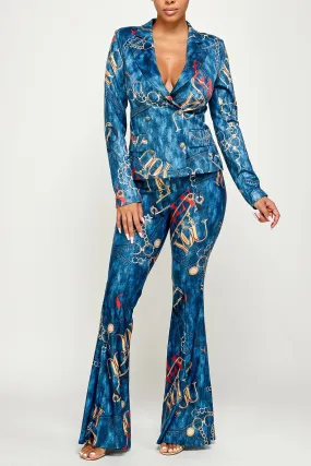 Denim Diva Pants Suit