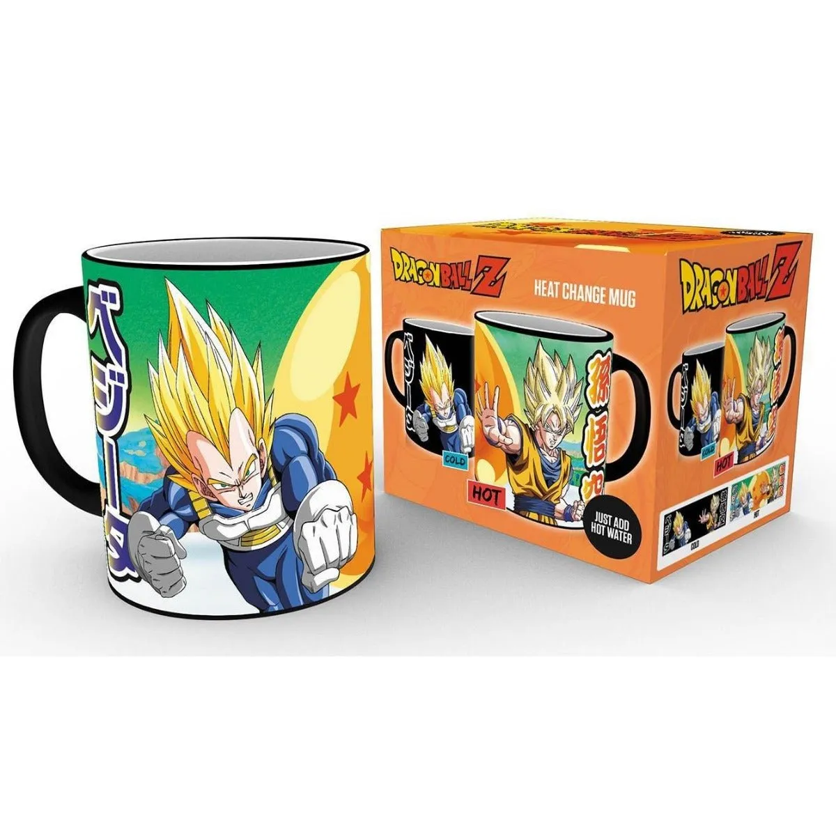 Dragon Ball Z Super Saiyans Heat Change Mug