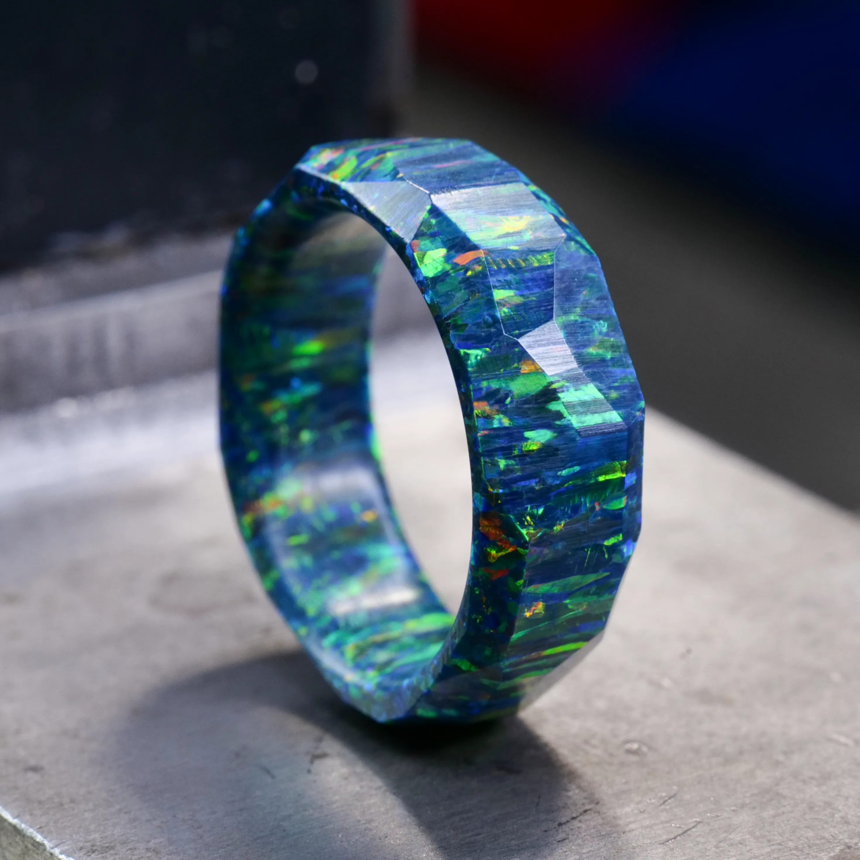 Dragon Scale Opal Ring