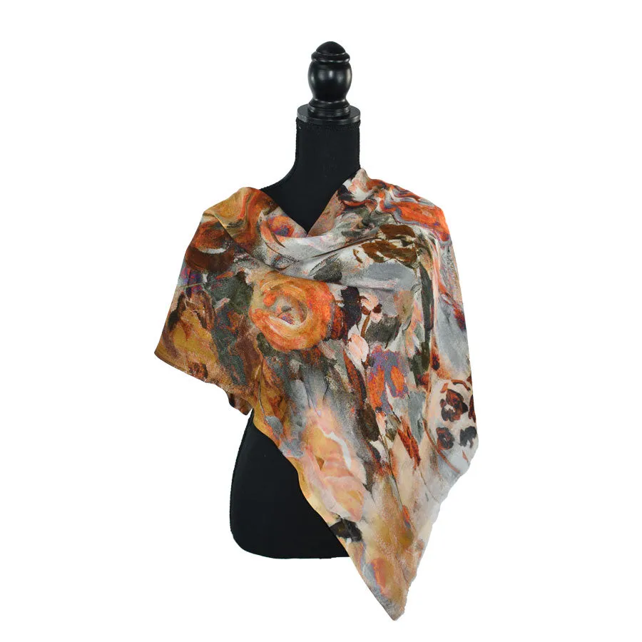 Dupatta Designs Hemingway Earthy Floral Scarf