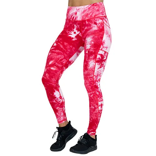 Dye Hard Leggings | Red