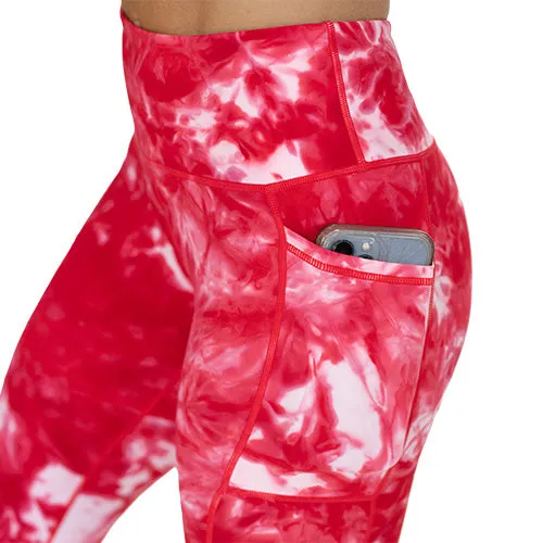 Dye Hard Leggings | Red