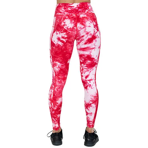 Dye Hard Leggings | Red