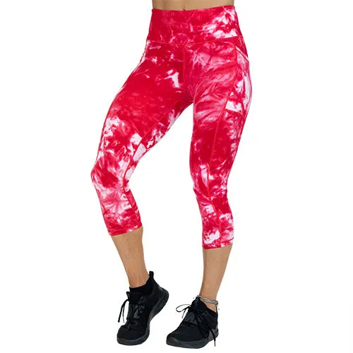 Dye Hard Leggings | Red