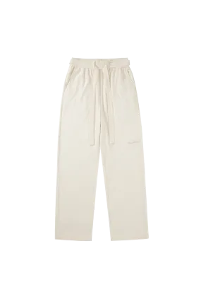 Embroidered Casual Straight Leg Pants