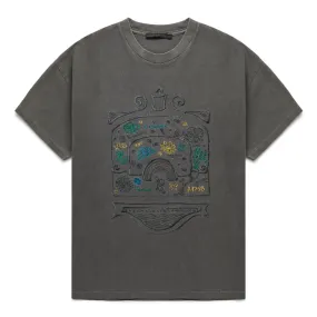 (ESSENTIAL) UNISEX OVERDYED FLOWER PALACE T-SHIRT