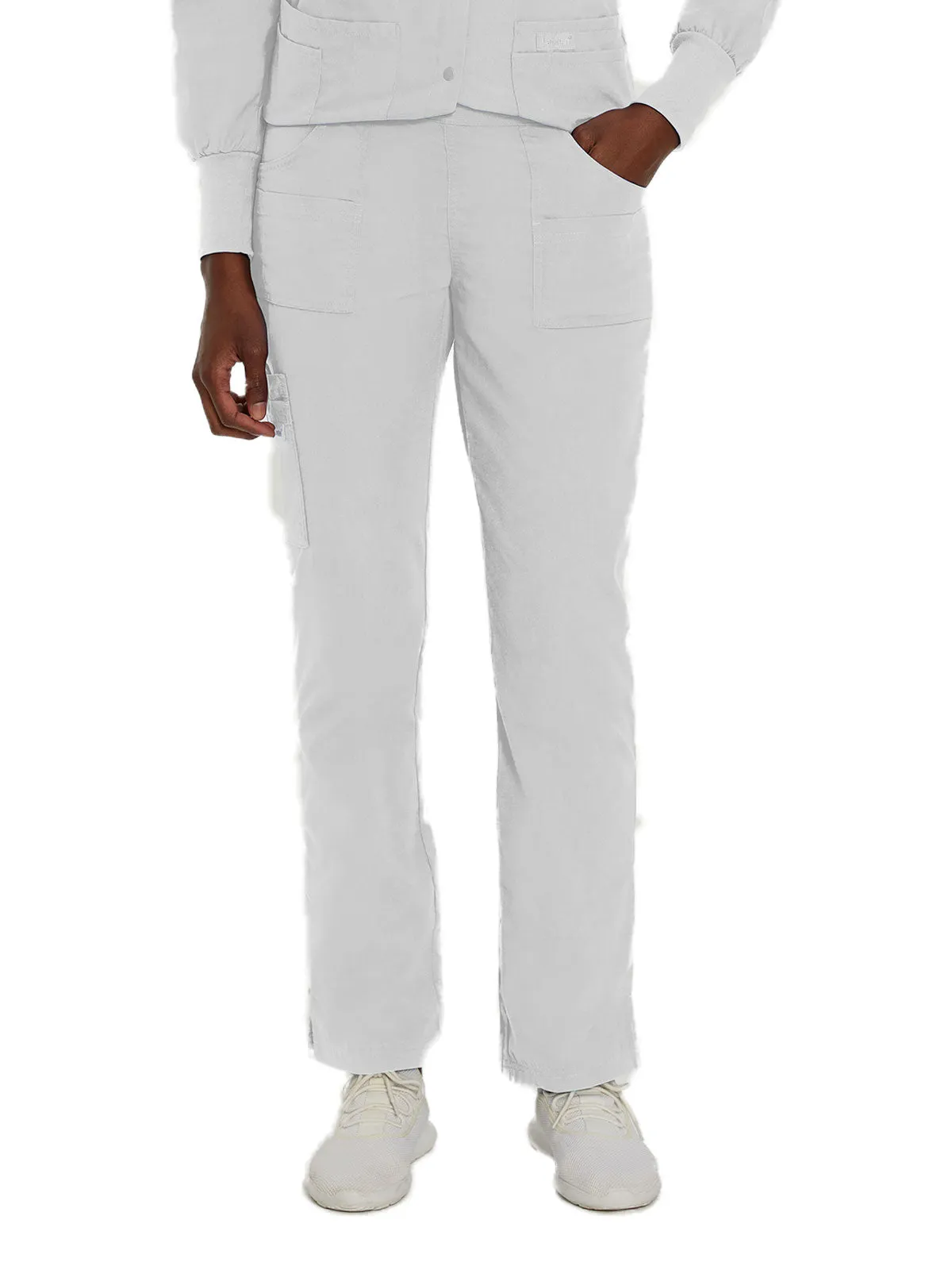 Essentials - Women's Straight-Leg Cargo Scrub Pants (3)