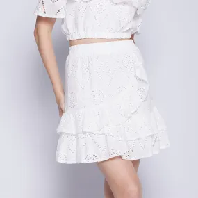 Eyelet Skirt