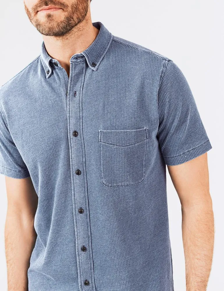 Faherty | Short Sleeve Knit Pacific Shirt