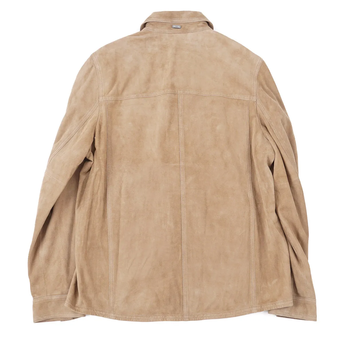 Fedeli Nappa Suede Shirt-Jacket