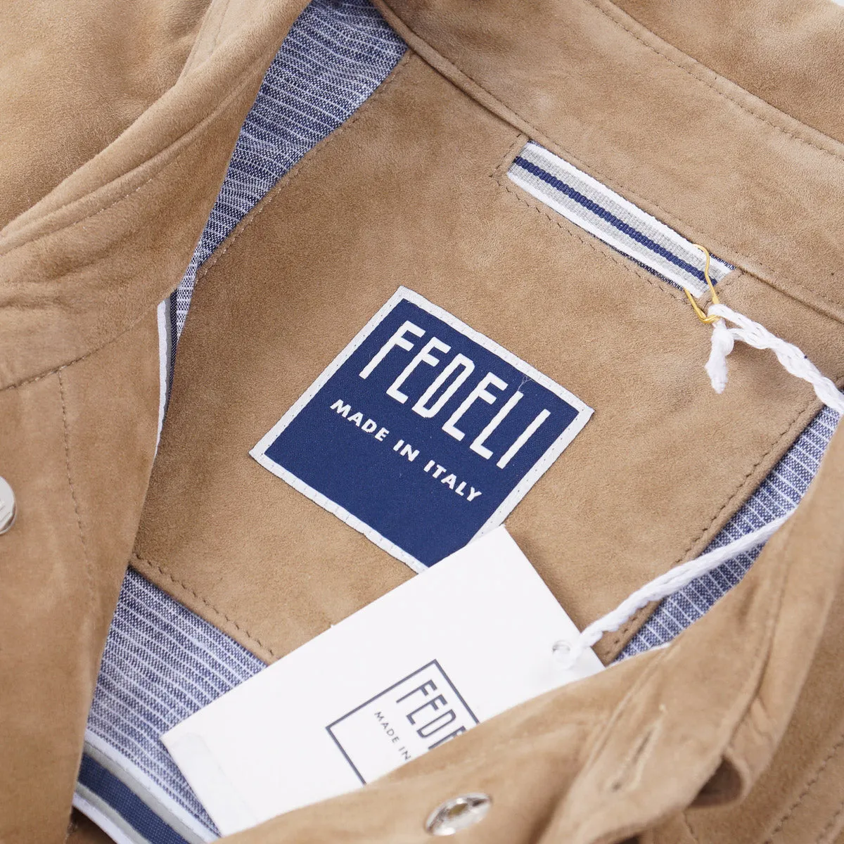 Fedeli Nappa Suede Shirt-Jacket