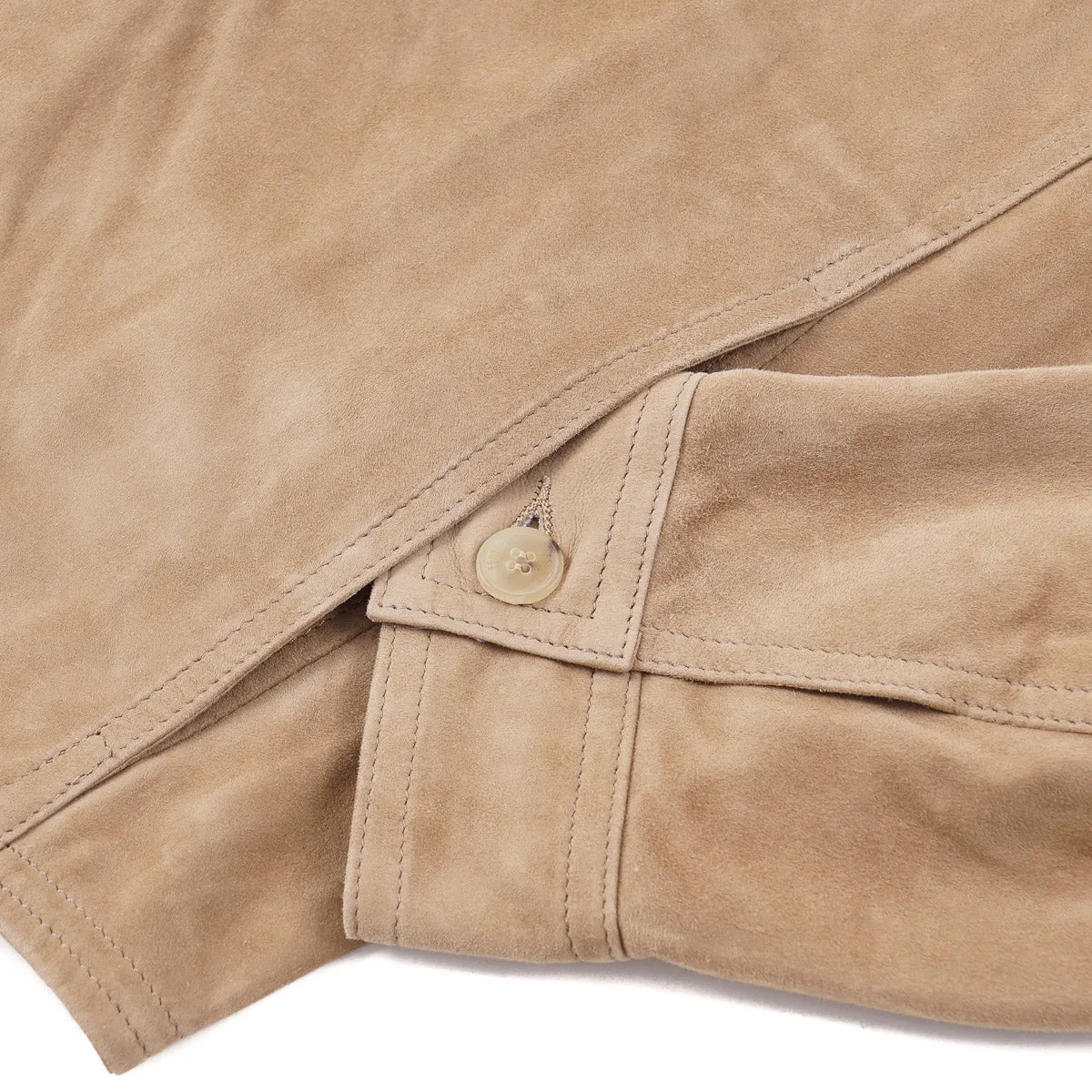 Fedeli Nappa Suede Shirt-Jacket