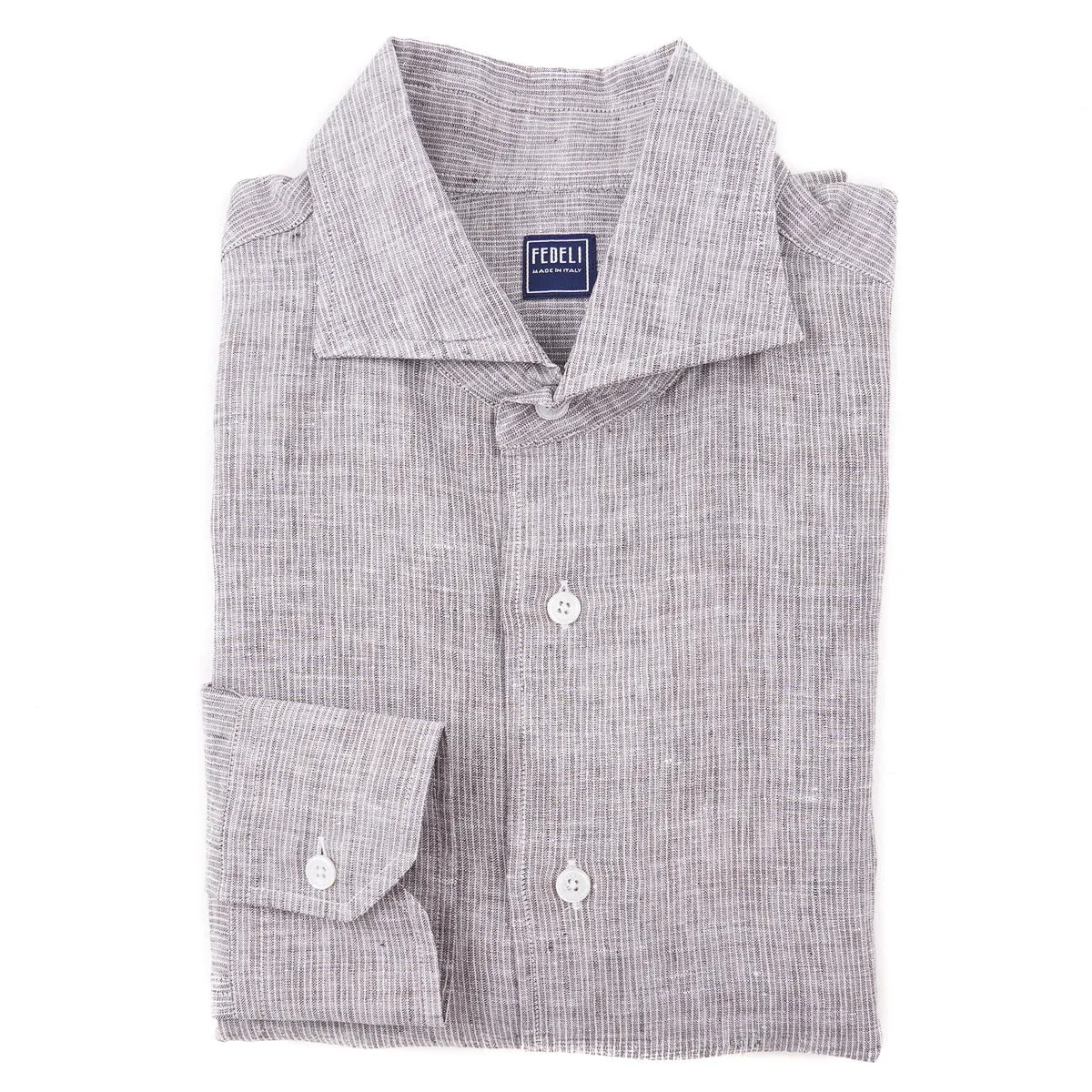 Fedeli 'Roby' Slim-Fit Linen Shirt